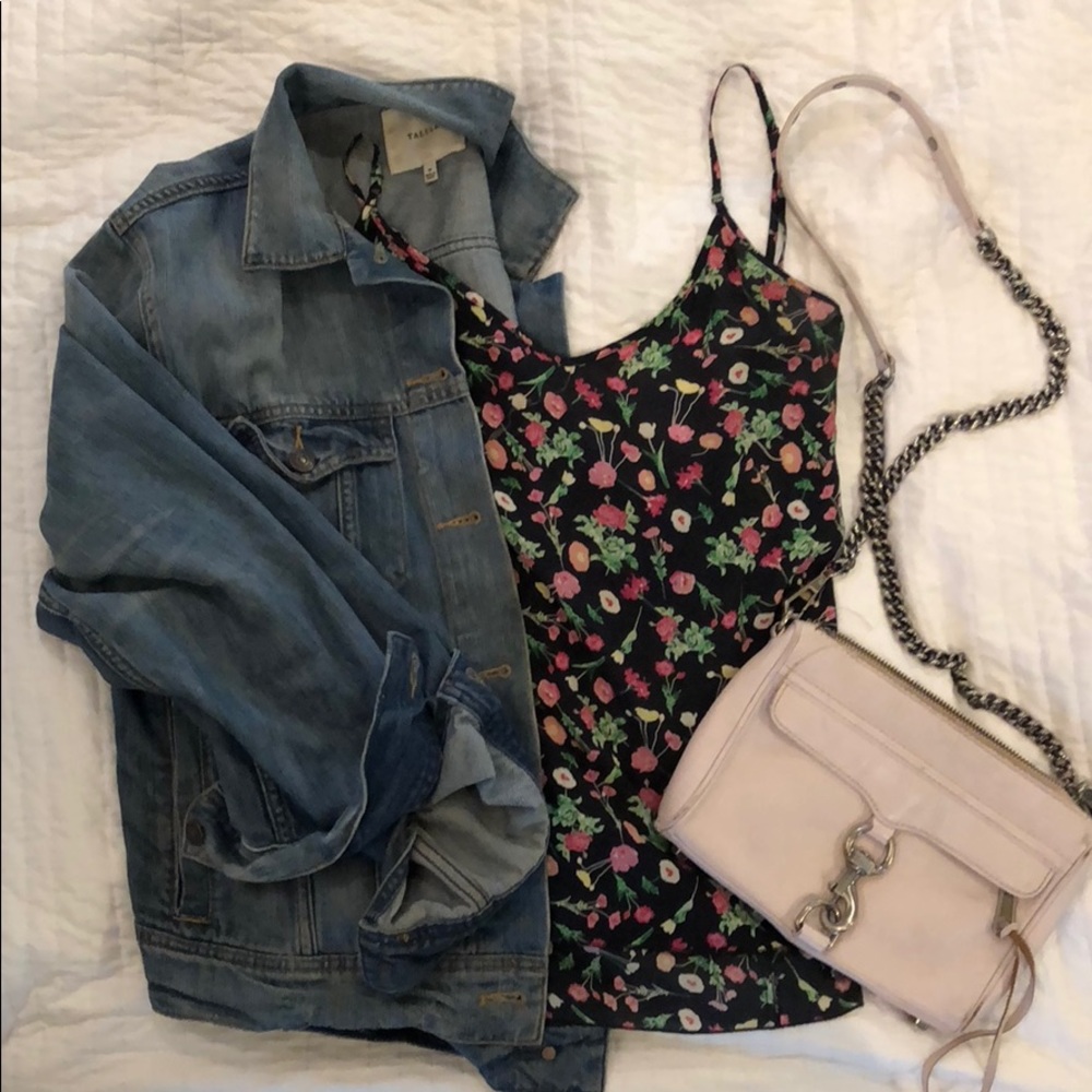 Aritzia silk tank top